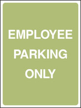 Employee Parking Only Sign